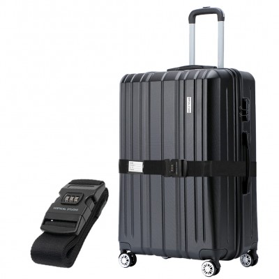 куфар,vertical,studio,silkström,24,suitcase,black,incl.,free,luggage,strap