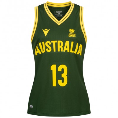 дамска,фланелка,баскетболни,потници,australia,basketball,macron,#13,magbegor,women,jersey