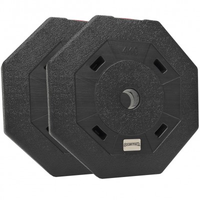 всичкото,фитнес,оборудване,sportinator,4kg,bumper,plates,fitness,weight,plates,set,of,2