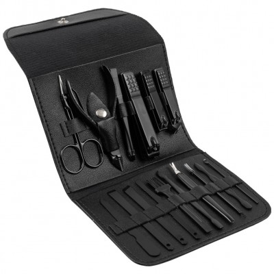 фитнес,оборудване,всичкото,фитнес,оборудване,leandro,lido,livorno,manicure,pedicure,set,17,piece,black