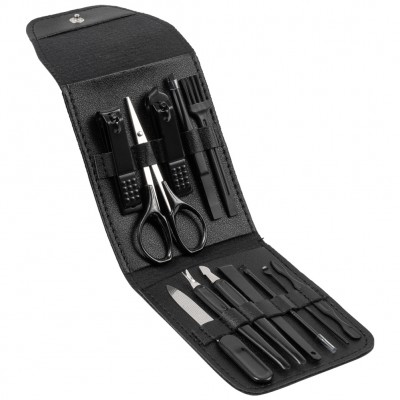 фитнес,оборудване,всичкото,фитнес,оборудване,leandro,lido,monza,manicure,set,13,pcs,black