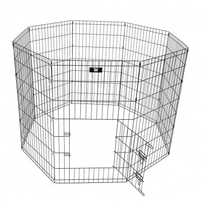 spocado,united,free,range,enclosure,8,pcs.,foldable,107,×,61,cm,black