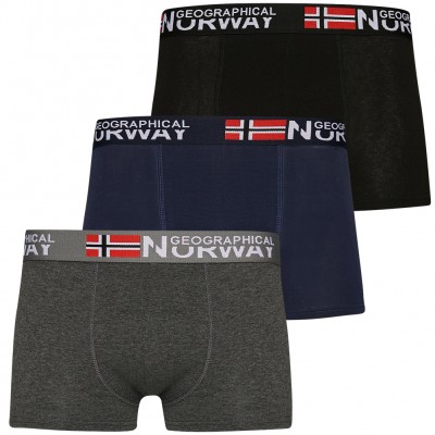боксерки,мъжко,бельо,geographical,norway,men,boxer,shorts,pack,of,3