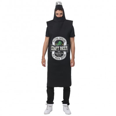 beer,bottle,unisex,costume,miesepeter®,black