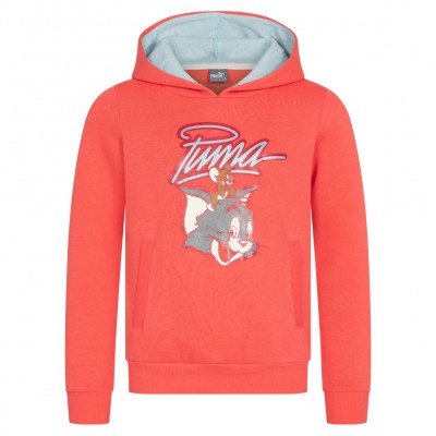 детски,суичър,детски,горнища,с,качулка,puma,x,tom,&,jerry,girl,hoody