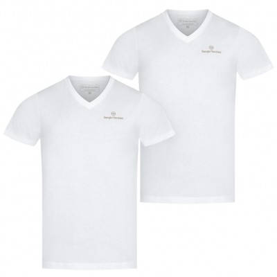 sergio,tacchini,men,undershirts,v,neck,pack,of,2,white