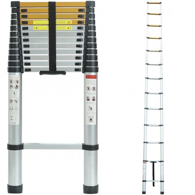 andiarbeit®,höhenangst,extendable,telescopic,ladder,5,m