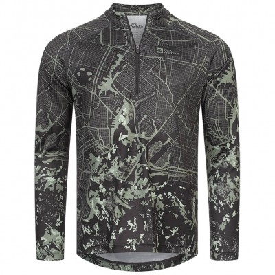 облекло,за,колоездене,за,мъже,jack,wolfskin,morobbia,men,cycling,1,4,zip,sweatshirt