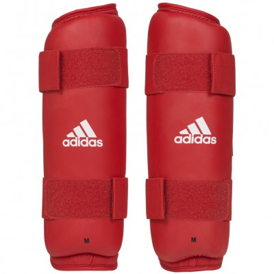adidas,karate,shin,guards,red