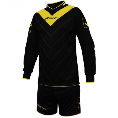 всички,футболни,облекла,givova,football,kit,keepers,jersey,with,short,kit,sanchez,black,yellow