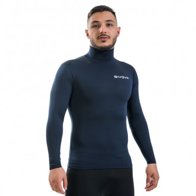 мъжки,облекла,за,бягане,givova,baselayer,corpus,3,high,neck,sports,top,navy