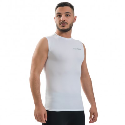 потник,мъжки,облекла,за,бягане,givova,corpus,1,sports,tank,top,white