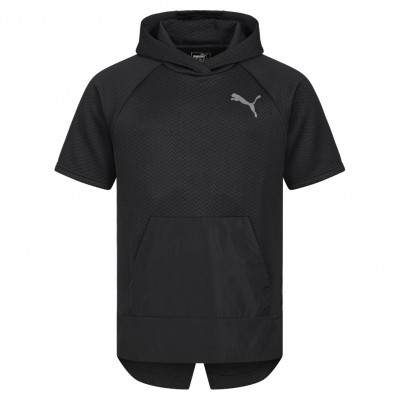 мъжки,суичър,мъжки,горнища,с,качулка,puma,wintech,warmcell,men,short,sleeved,hoody