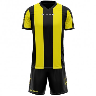 всички,футболни,облекла,givova,football,kit,jersey,with,shorts,kit,catalano,yellow,black