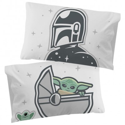 star,wars,the,mandalorian,pillowcase,set,2x,50,x,75,cm