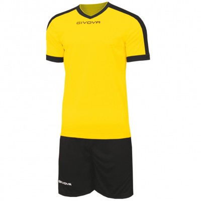 всички,футболни,облекла,givova,kit,revolution,football,jersey,with,shorts,yellow,black