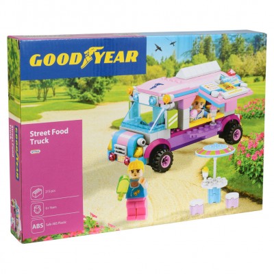 goodyear,street,food,truck,building,blocks,playset,215,pieces