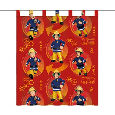 fireman,sam,curtain,140,x,160,cm