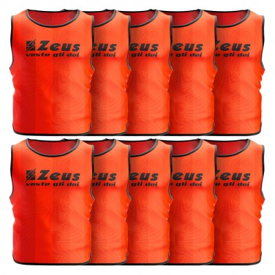 тренировъчни,помагала,zeus,pack,of,10,orange,training,bib
