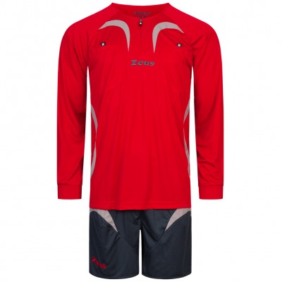 всички,футболни,облекла,zeus,men,referee,kit,jersey,and,shorts,red