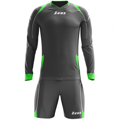 вратарски,ръкавици,и,облекло,всички,футболни,облекла,zeus,paros,goalkeeper,kit,long,sleeved,jersey,with,shorts,gray,neon,yellow