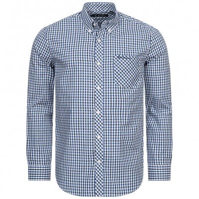 мъжка,карирана,риза,ben,sherman,house,check,men,long,sleeved,shirt