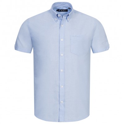 ben,sherman,oxford,men,short,sleeved,shirt