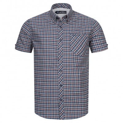 ben,sherman,oxford,men,short,sleeved,shirt