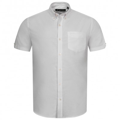 ben,sherman,oxford,men,short,sleeved,shirt