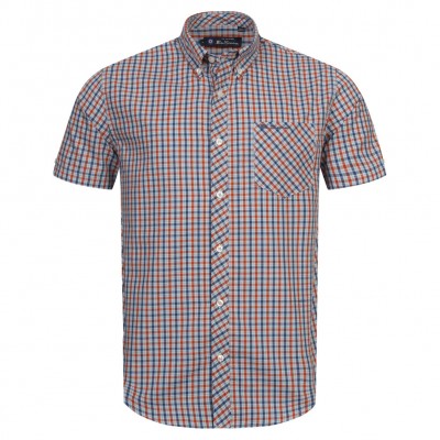 ben,sherman,oxford,men,short,sleeved,shirt