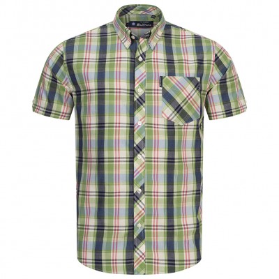 ben,sherman,oxford,men,short,sleeved,shirt