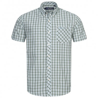 ben,sherman,oxford,men,short,sleeved,shirt