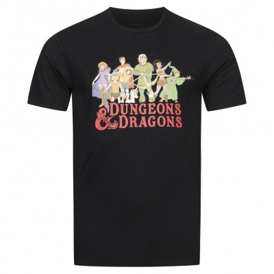 мъжка,тениска,dungeons,&,dragons,line,up,men,t,shirt