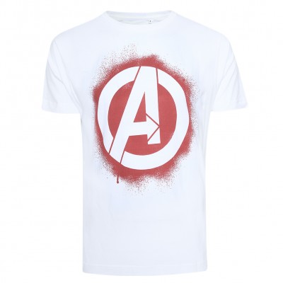 мъжка,тениска,avengers,marvel,stencil,logo,men,t,shirt