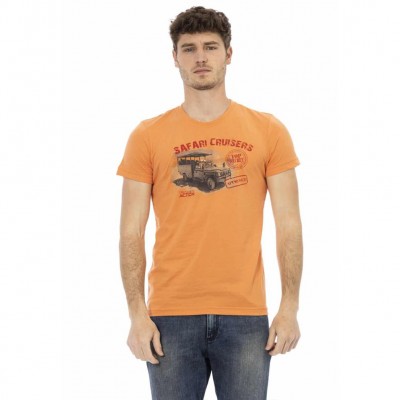 тениска,мъжки,тениски,trussardi,action,men,safari,cruisers,t,shirt,orange