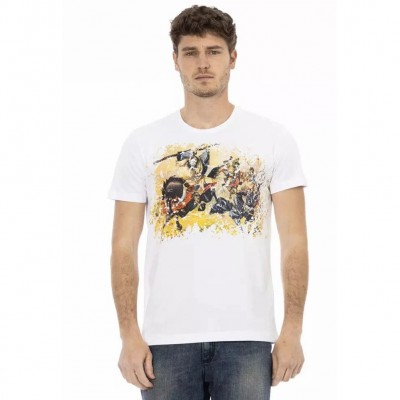 тениска,мъжки,тениски,trussardi,action,men,history,t,shirt,white