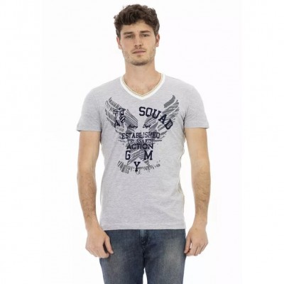 тениска,мъжки,тениски,trussardi,action,men,t,shirt,gray