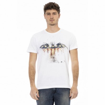 тениска,мъжки,тениски,trussardi,action,men,t,shirt,white