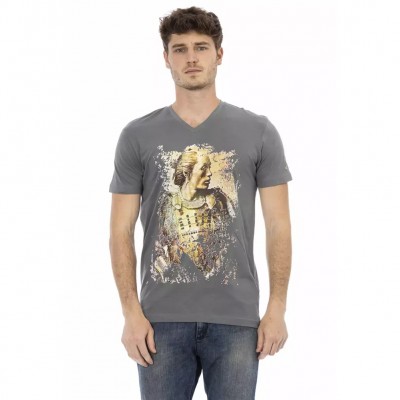 тениска,мъжки,тениски,trussardi,action,men,t,shirt,gray