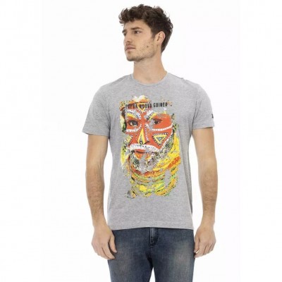 тениска,мъжки,тениски,trussardi,action,men,t,shirt,gray