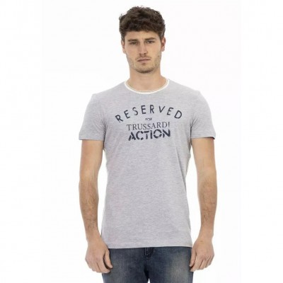 тениска,мъжки,тениски,trussardi,action,men,t,shirt,gray