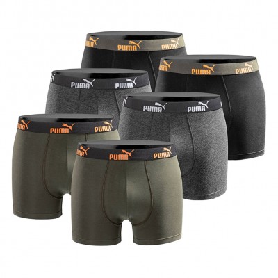 мъжки,боксерки,мъжко,бельо,puma,boxer,men,boxer,shorts,pack,of,6,orange