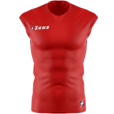 мъжки,облекла,за,бягане,zeus,fisiko,baselayer,top,sleeveless,sports,top,red
