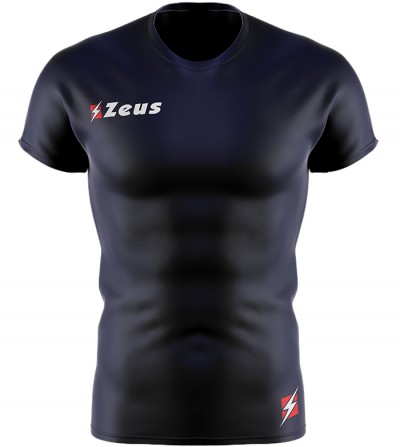 мъжки,облекла,за,бягане,zeus,fisiko,baselayer,short,sleeved,sports,top,navy