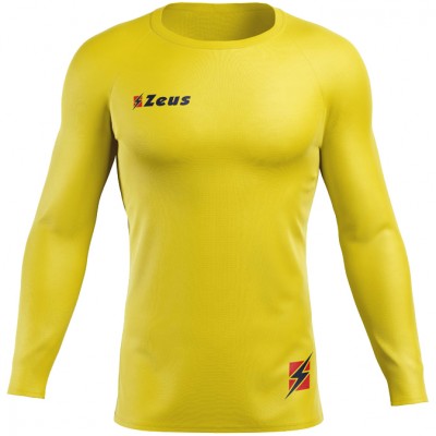 мъжки,облекла,за,бягане,zeus,fisiko,baselayer,top,long,sleeved,compression,shirt,yellow