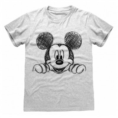 мъжка,тениска,mickey,mouse,disney,head,and,hands,sketched,men,t,shirt