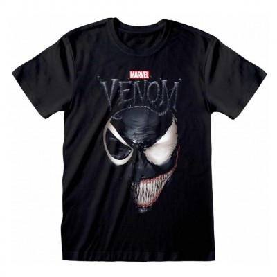 мъжка,тениска,marvel,comic,spider,man,venom,split,face,men,t,shirt