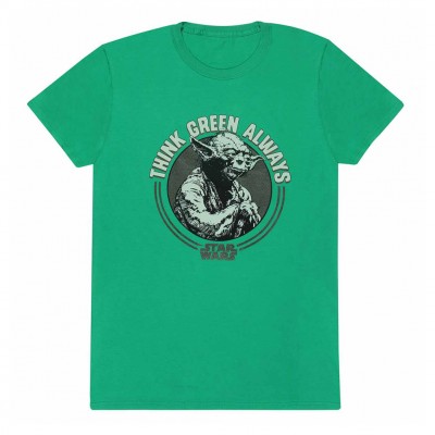 мъжка,тениска,star,wars,yoda,think,green,men,t,shirt
