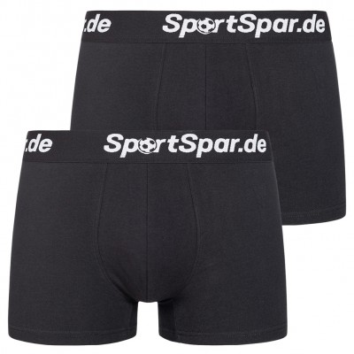 мъжки,боксерки,мъжко,бельо,sportspar.de,men,double,sparbuchse,boxer,shorts,pack,of,2,black,and,white
