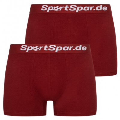 мъжки,боксерки,мъжко,бельо,sportspar.de,men,double,sparbuchse,boxer,shorts,pack,of,2,wine,red